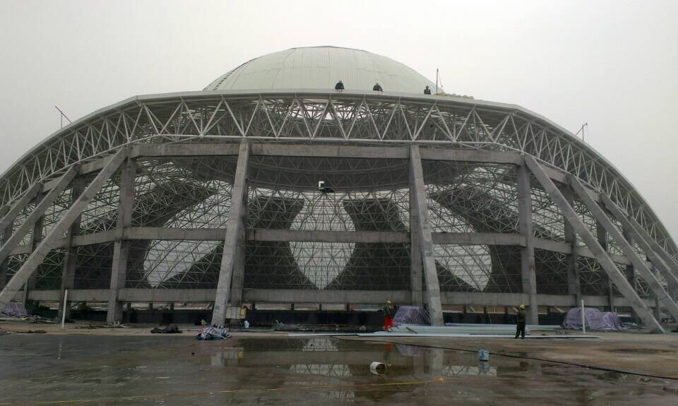 哈密温泉馆网架工程